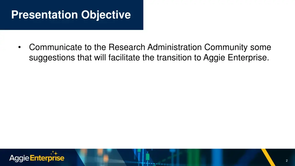 presentation objective