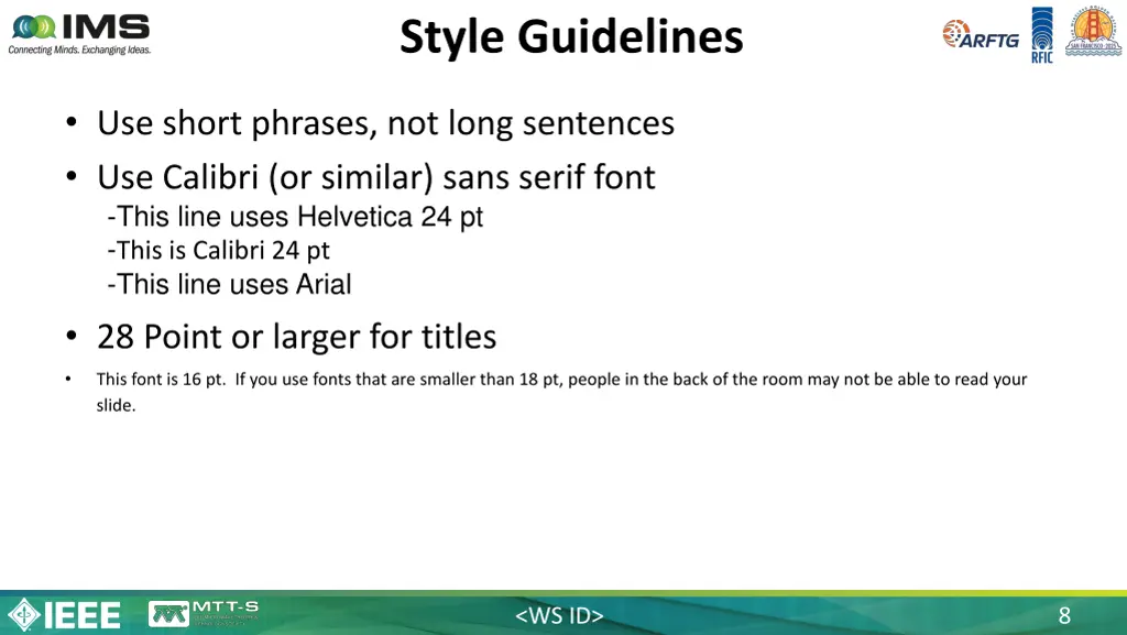 style guidelines