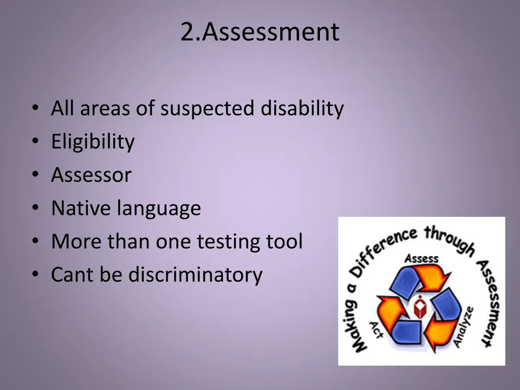 2 assessment