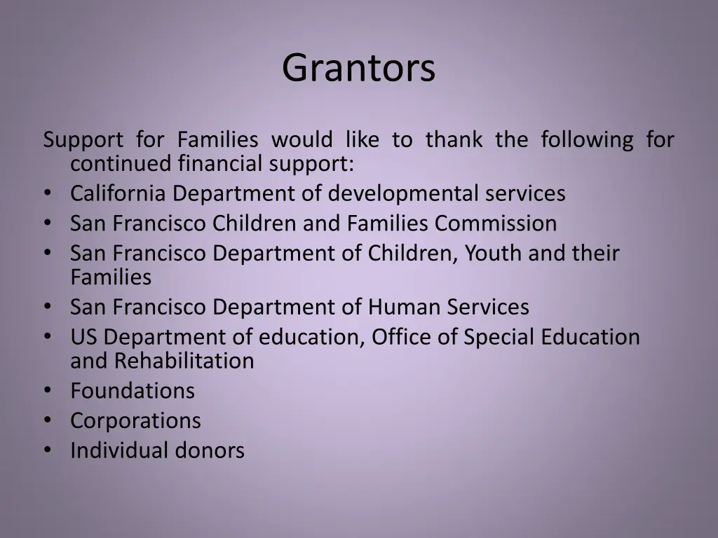 grantors