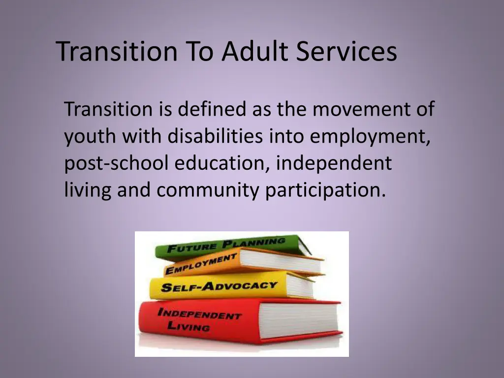 transition to adult services