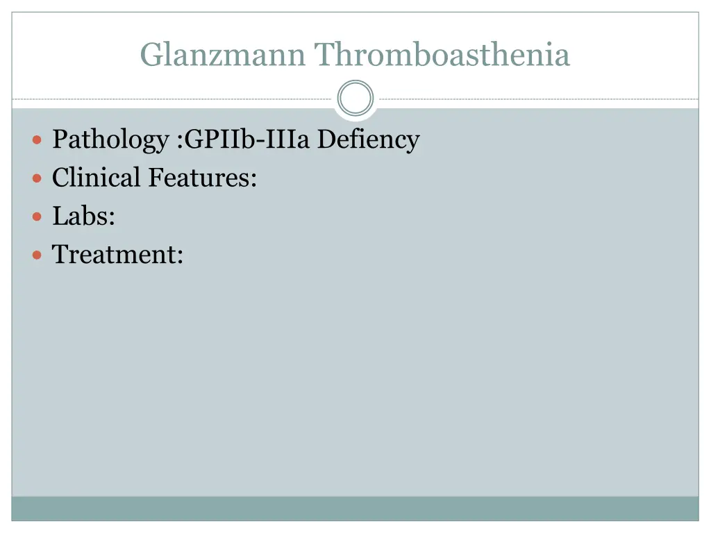 glanzmann thromboasthenia