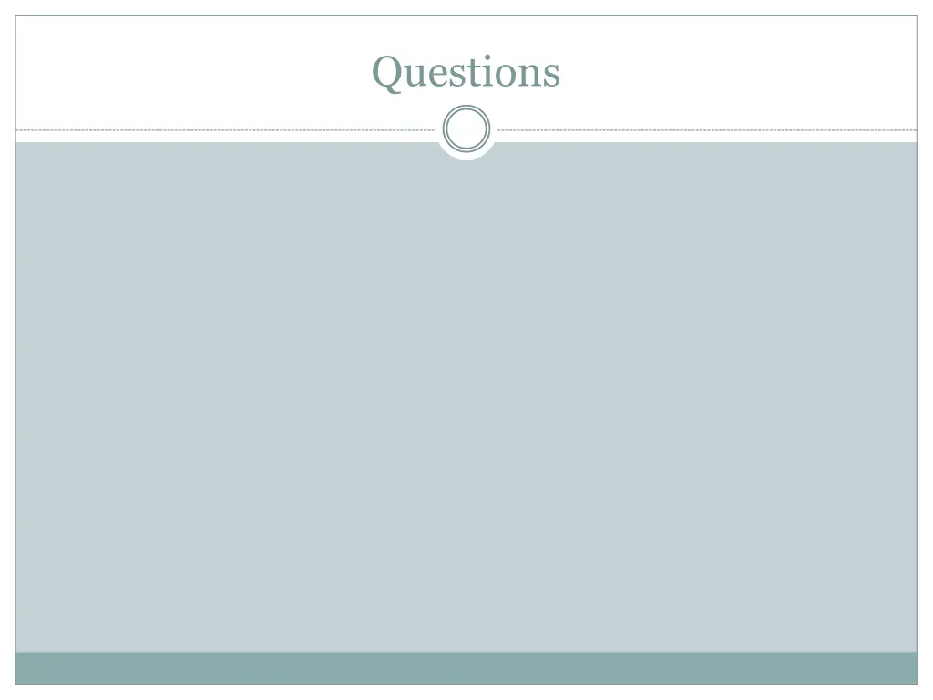 questions