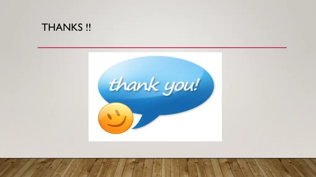 thanks