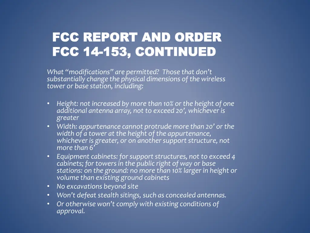 fcc report and order fcc report and order