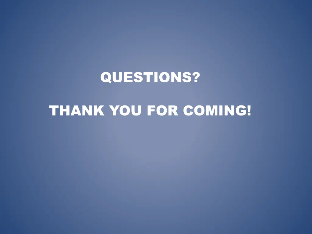 questions