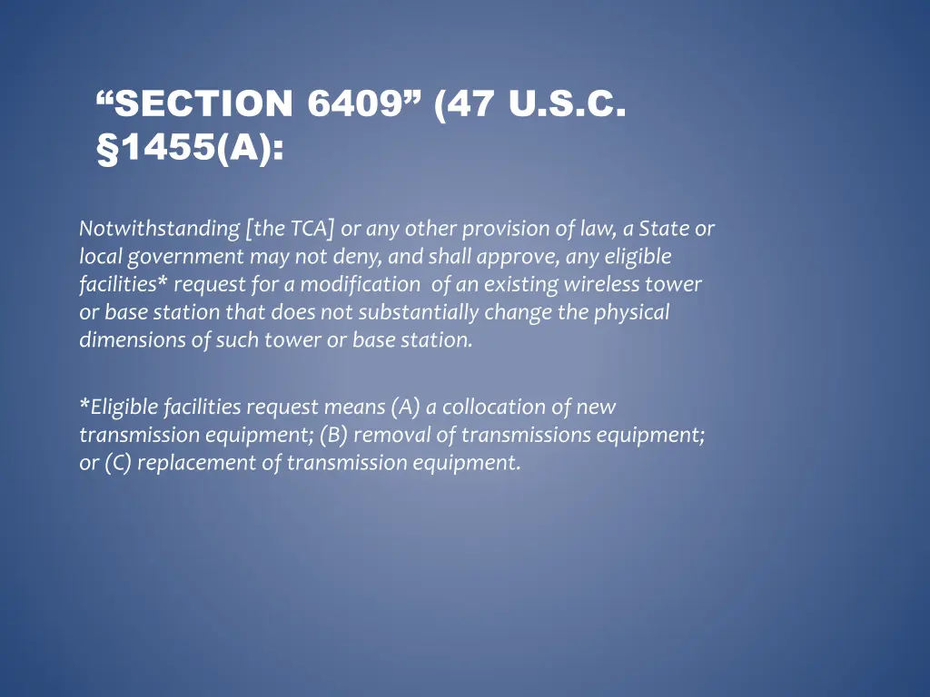 section 6409 47 u s c 1455 a