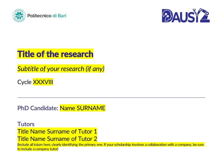 title of the research title of the research