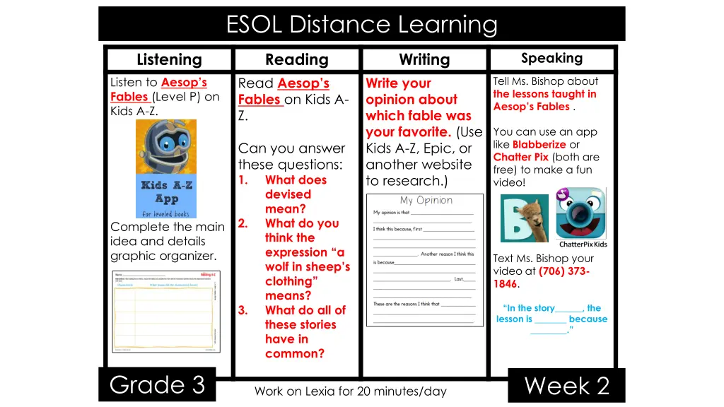 esol distance learning 1