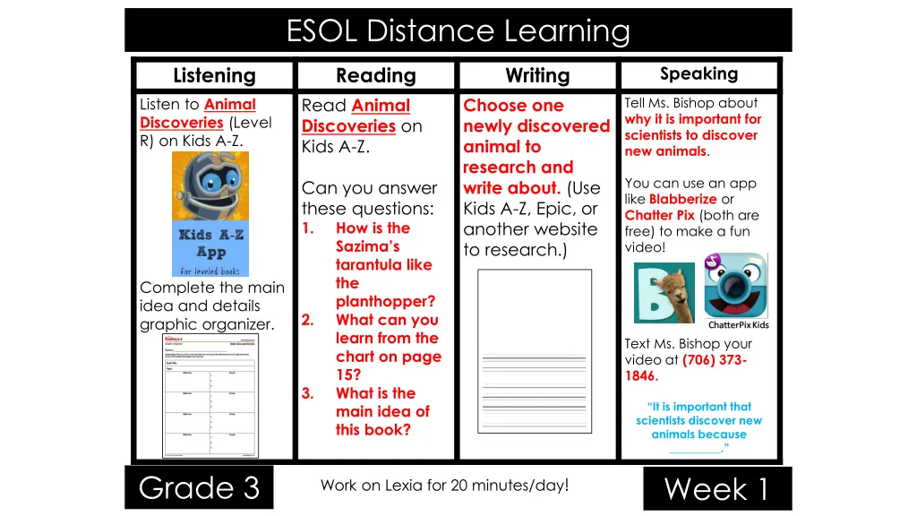 esol distance learning