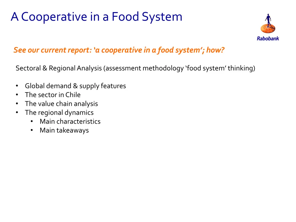 a cooperative in a food system 1