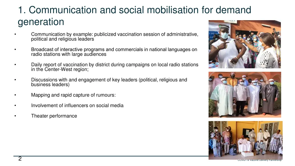 1 communication and social mobilisation