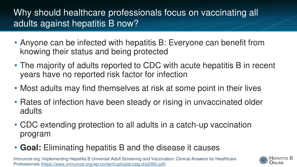 why should healthcare professionals focus