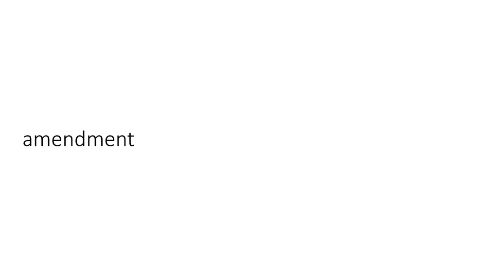 amendment