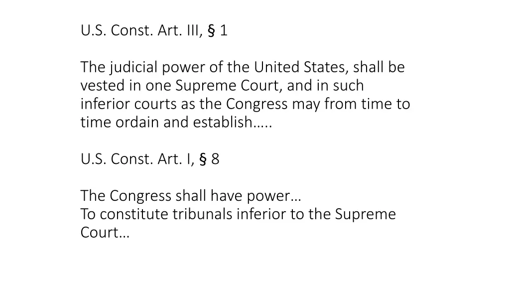 u s const art iii 1