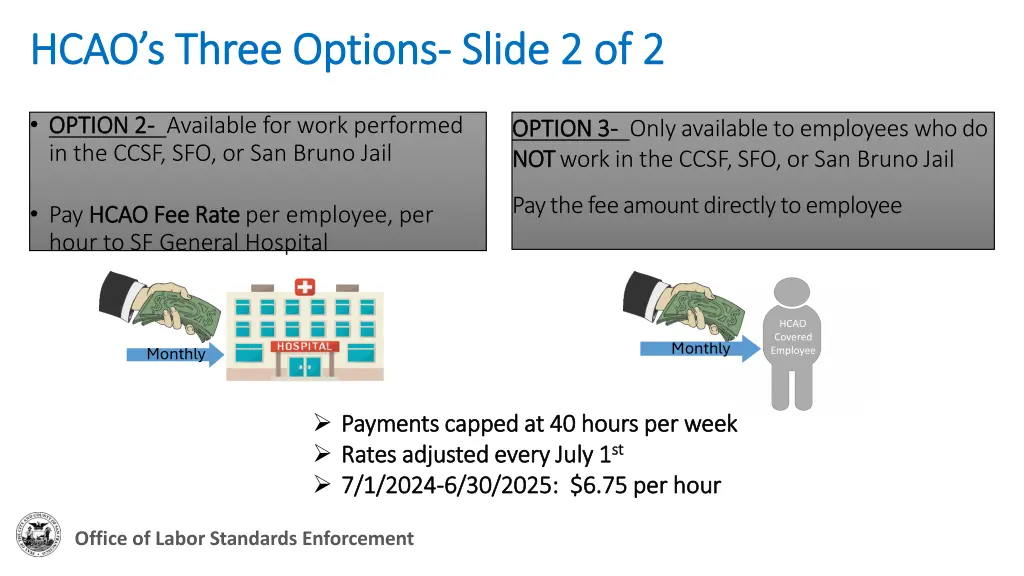 hcao s three options hcao s three options slide