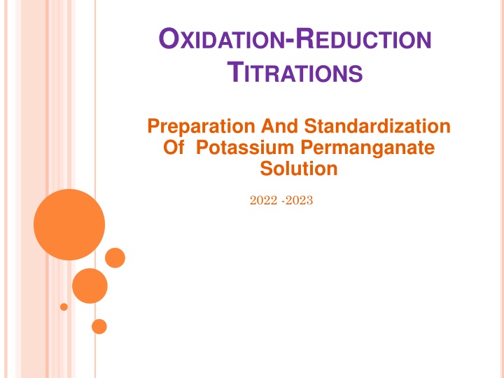 o xidation r eduction t itrations