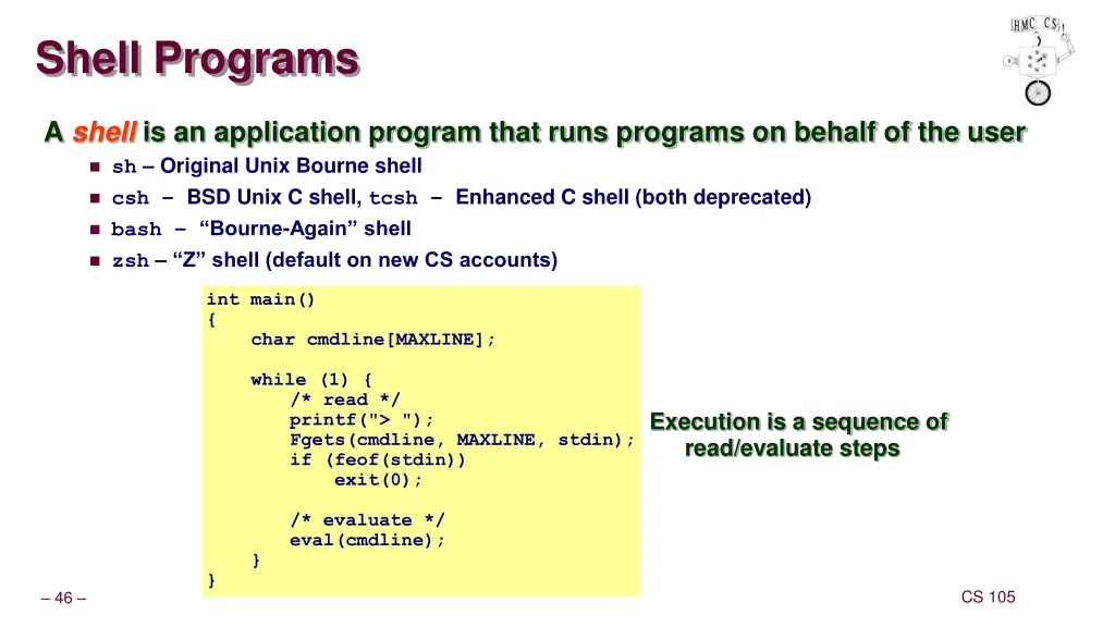 shell programs