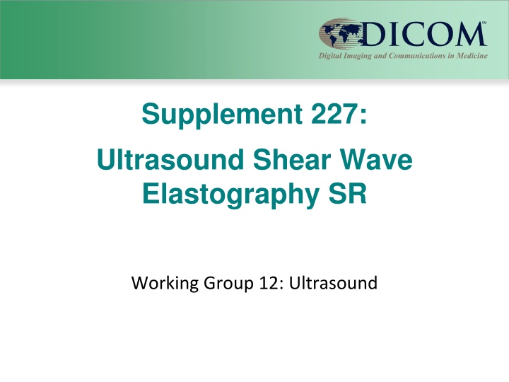 supplement 227 ultrasound shear wave elastography