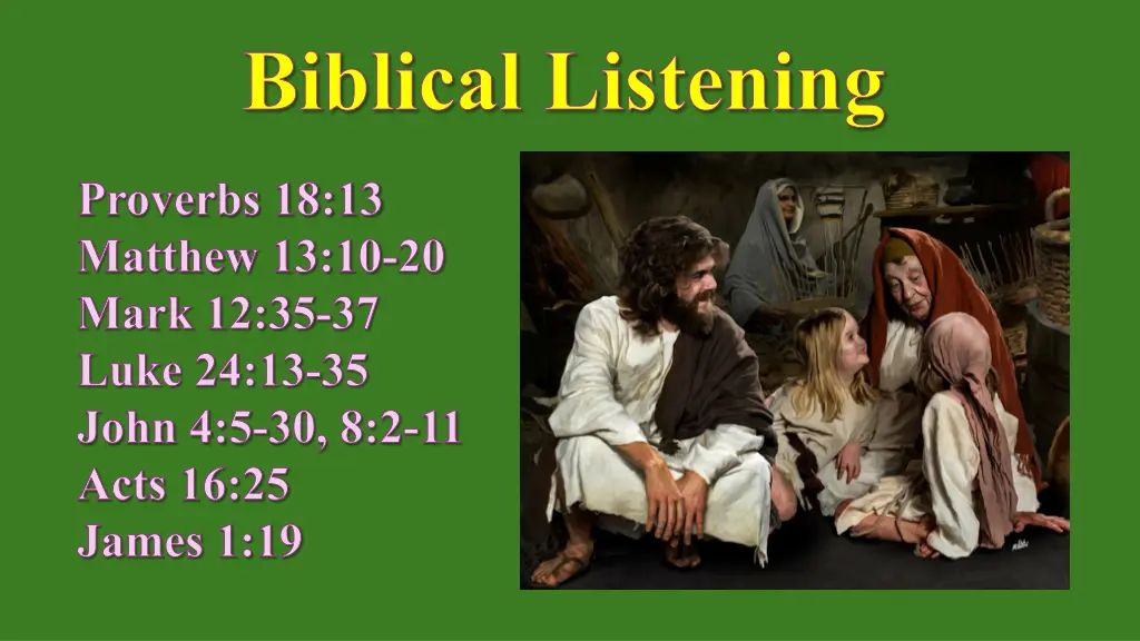 biblical listening