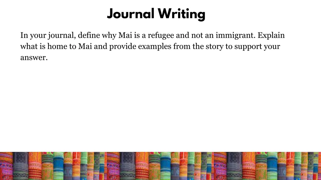 journal writing