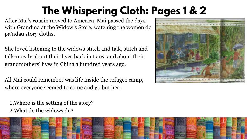the whispering cloth pages 1 2