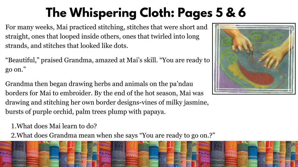 the whispering cloth pages 5 6