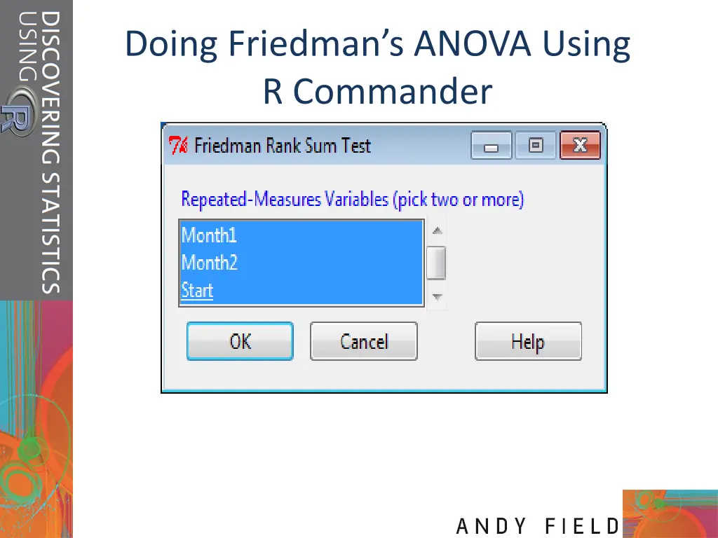 doing friedman s anova using r commander