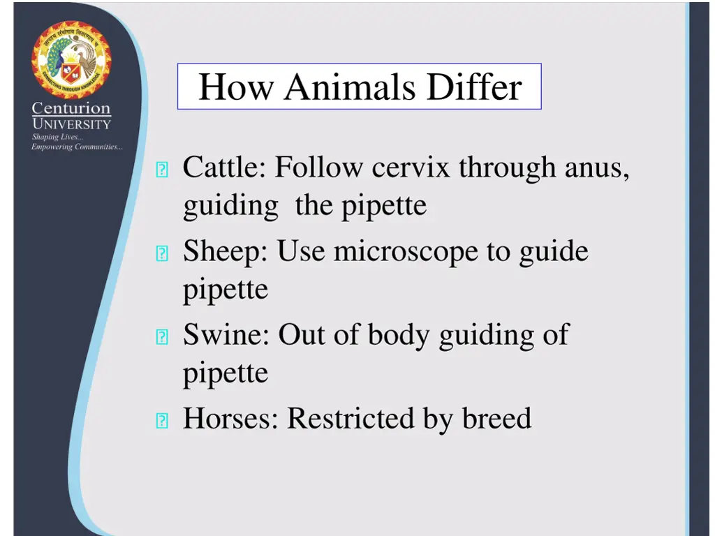how animals differ
