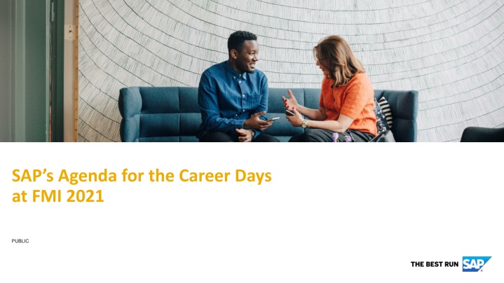sap s agenda for the career days at fmi 2021