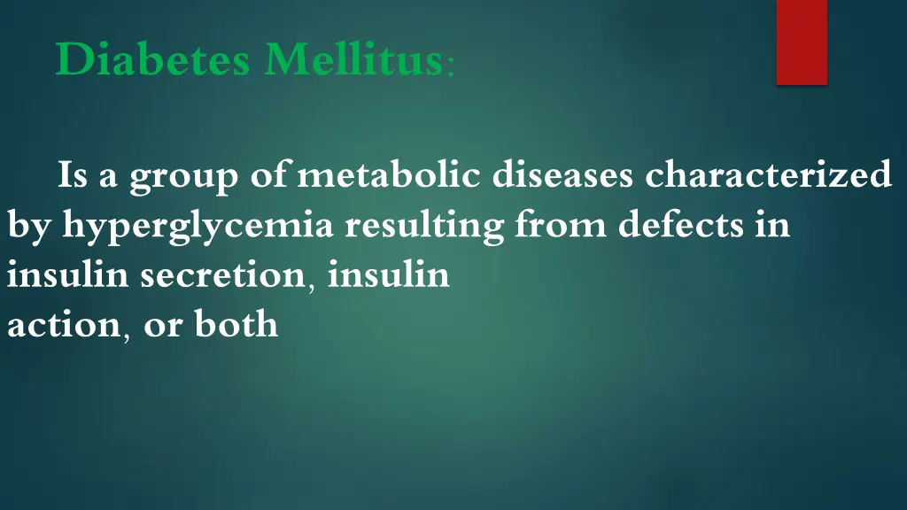 diabetes mellitus 1