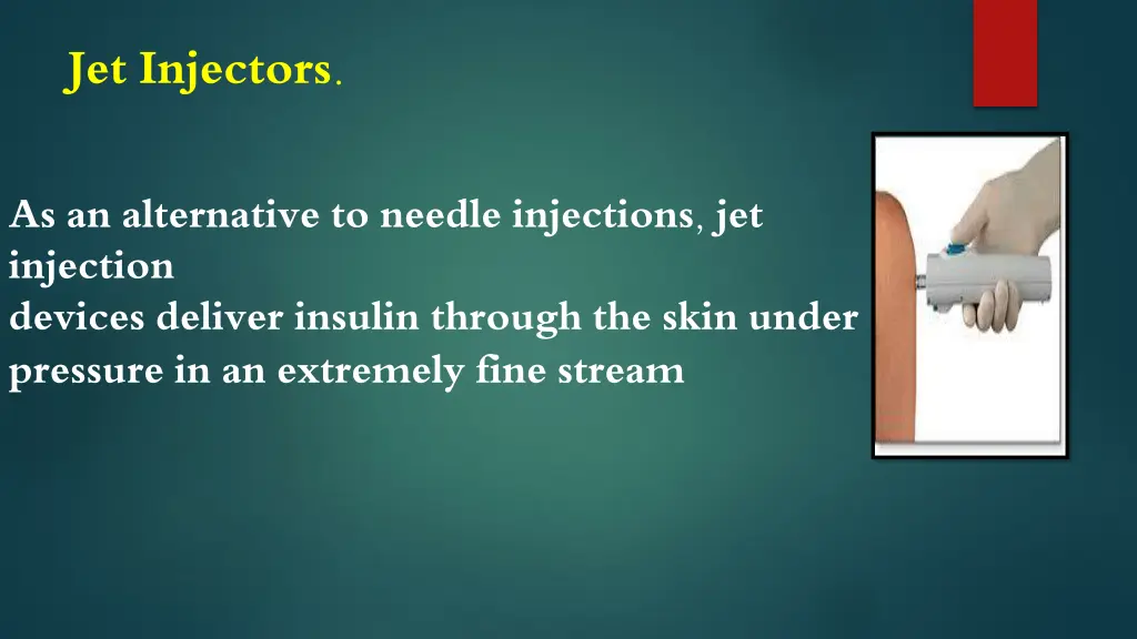 jet injectors