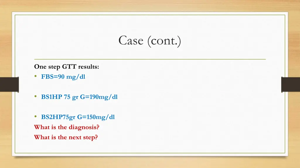 case cont 1