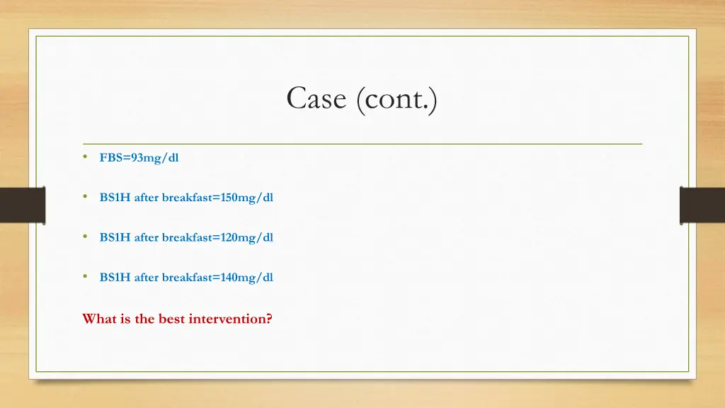case cont 2