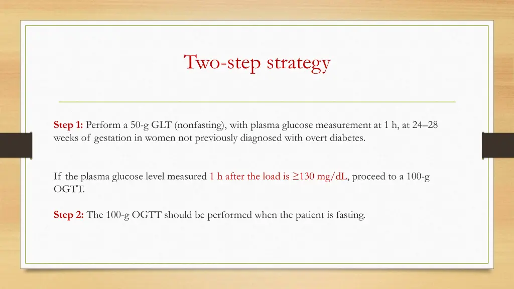 two step strategy