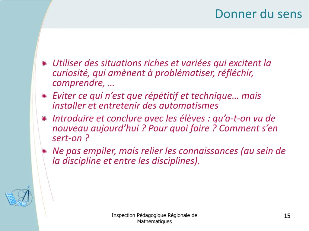 donner du sens