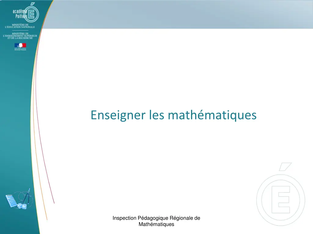 enseigner les math matiques