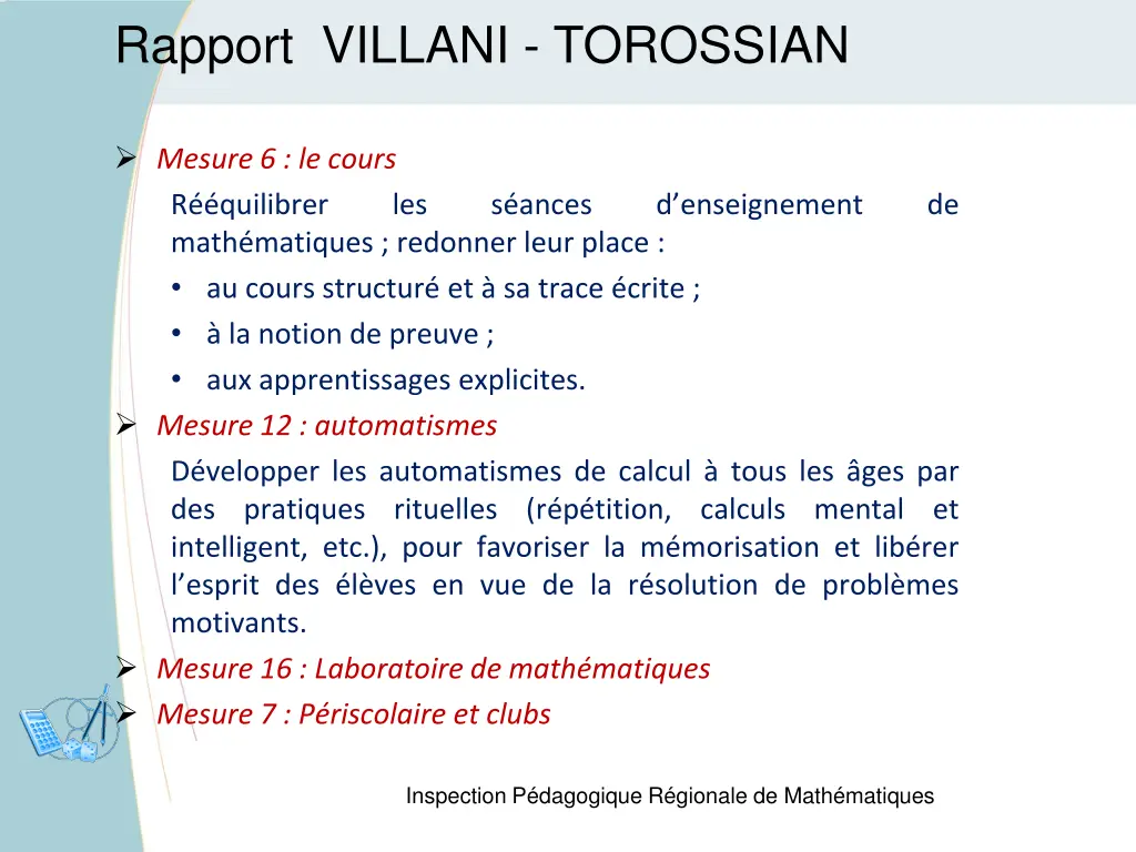 rapport villani torossian