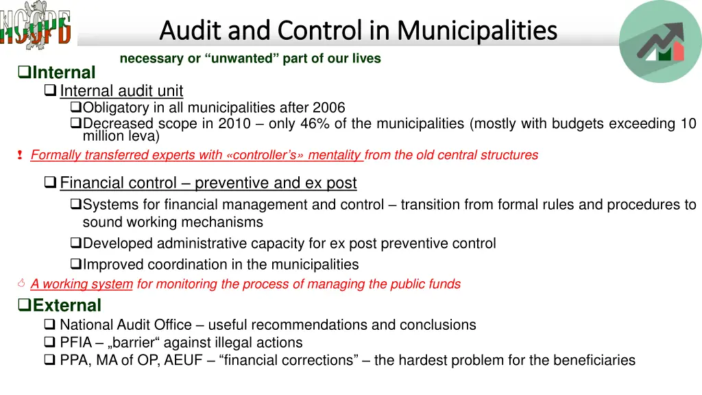 audit and audit and control in municipalities
