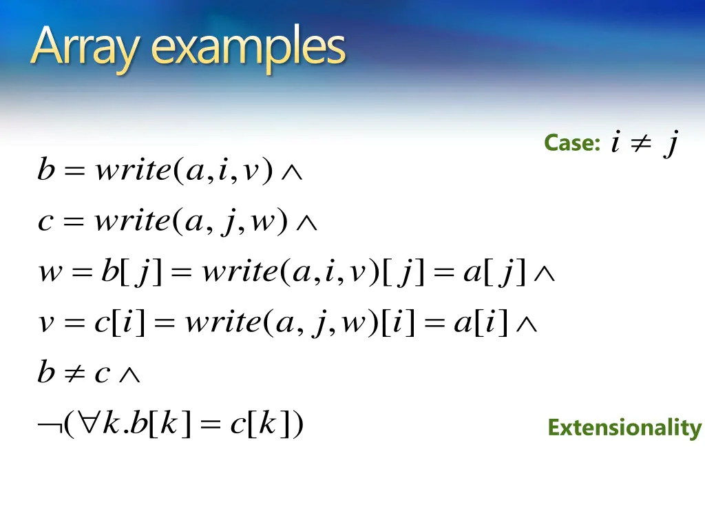array examples 10