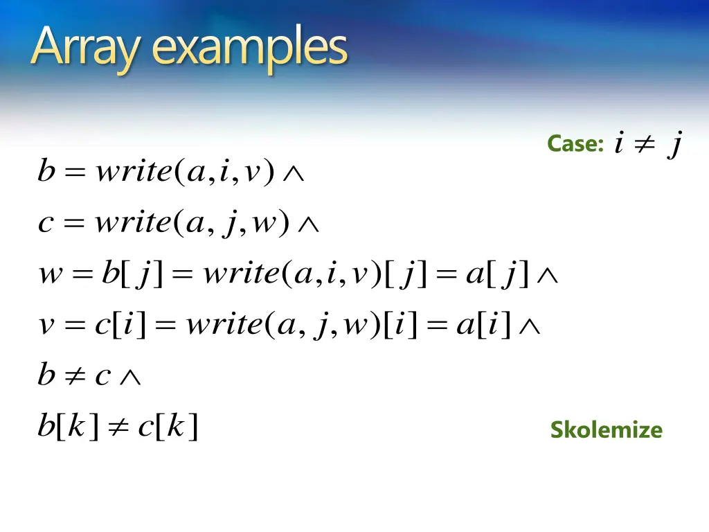 array examples 11