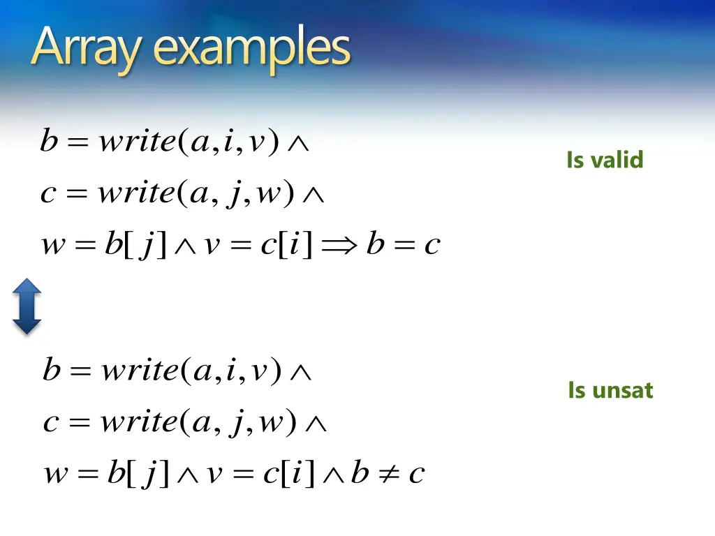 array examples 2