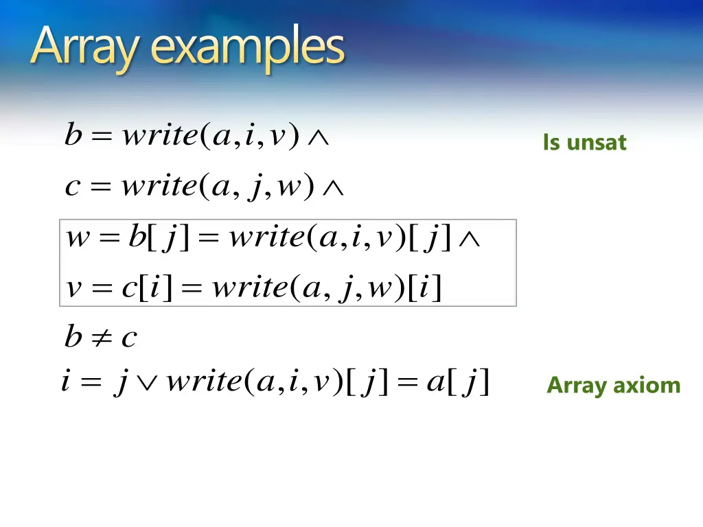 array examples 3