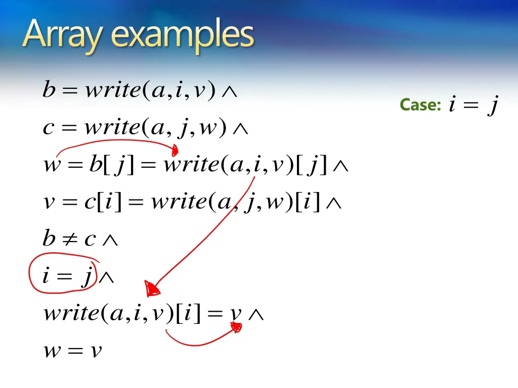 array examples 7