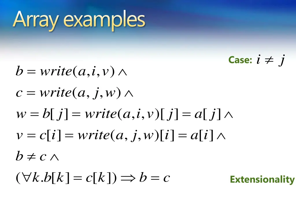 array examples 9
