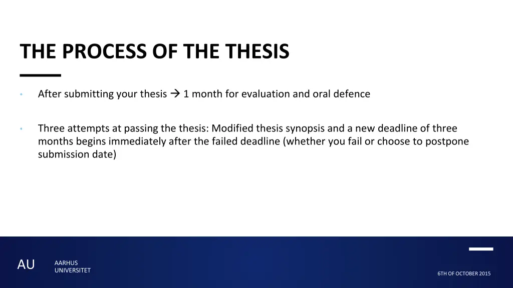 the process of the thesis 1