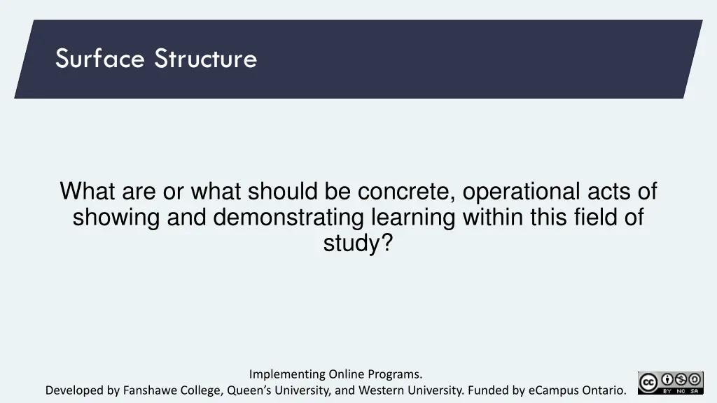 surface structure