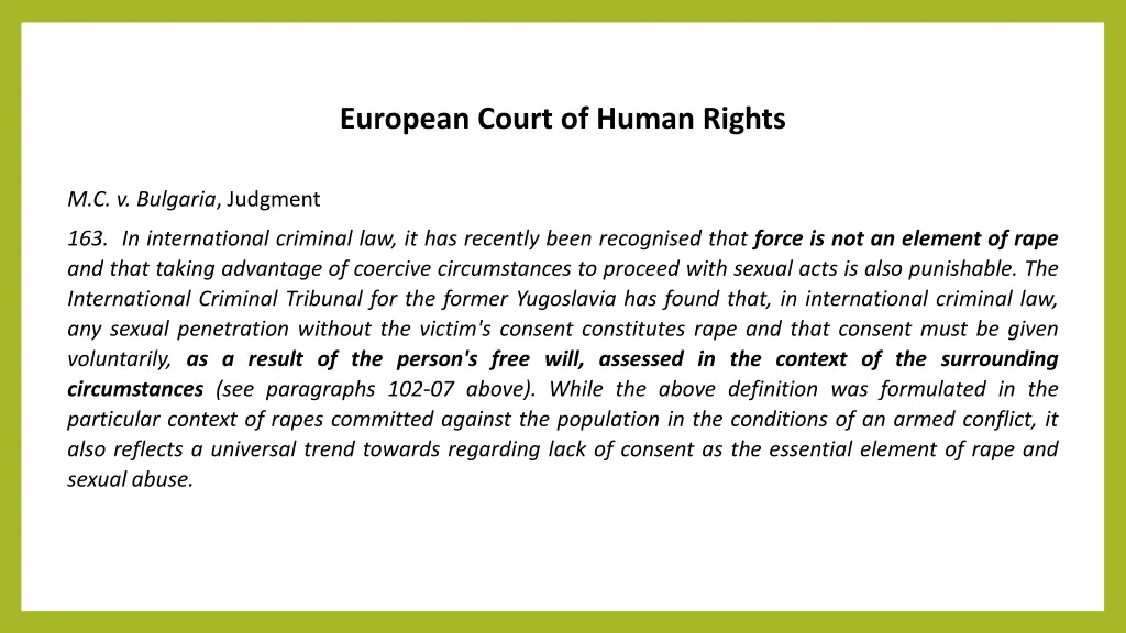 european court of human rights