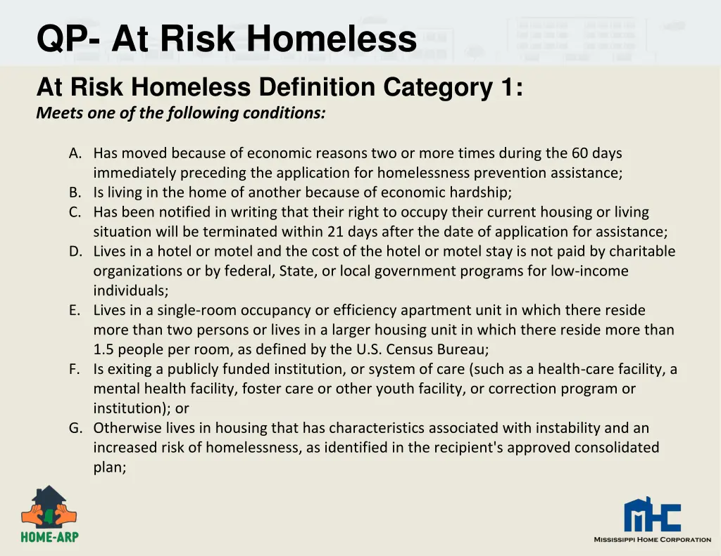 qp at risk homeless 1
