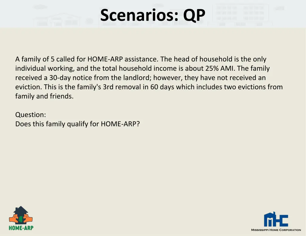 scenarios qp 1